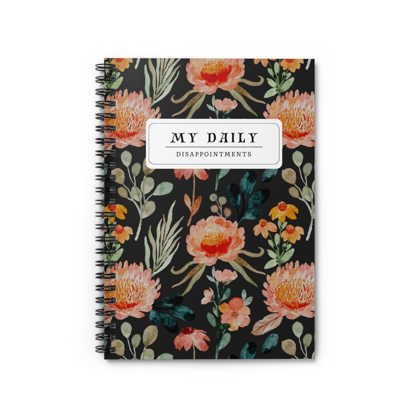 My Daily Disappointments Notebook