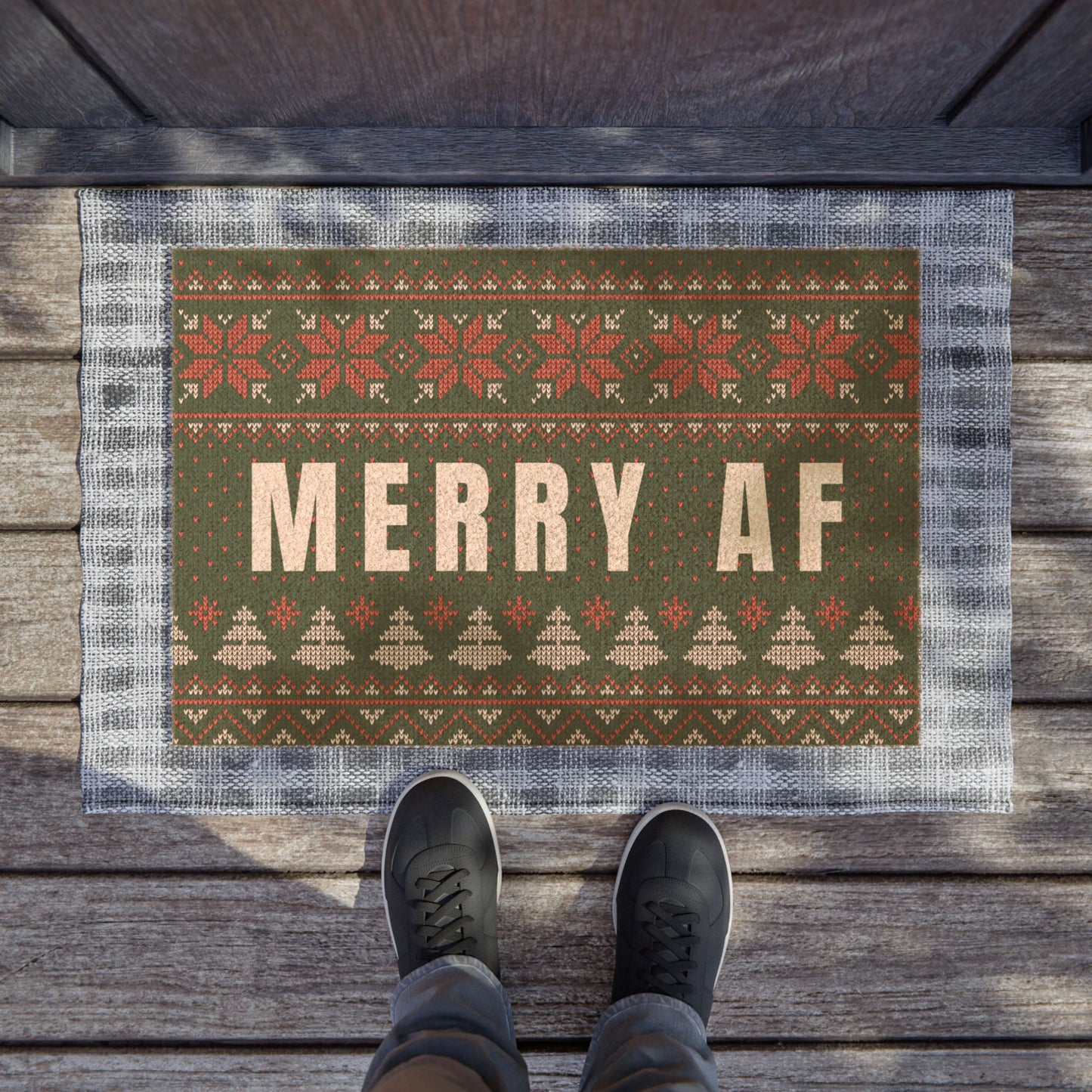 Merry AF Doormat