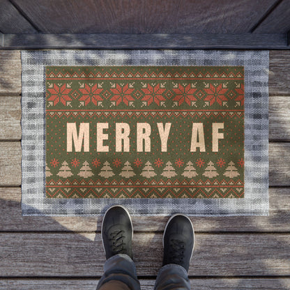 Merry AF Doormat