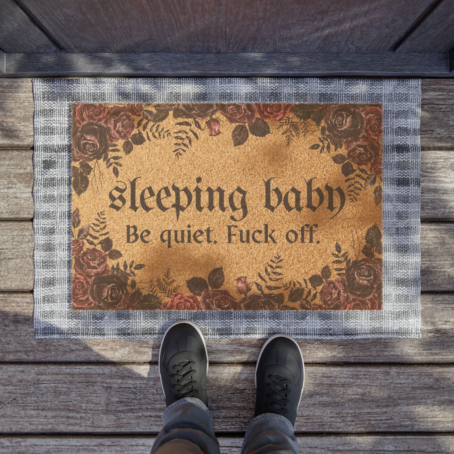 Be Quiet Doormat for New Moms