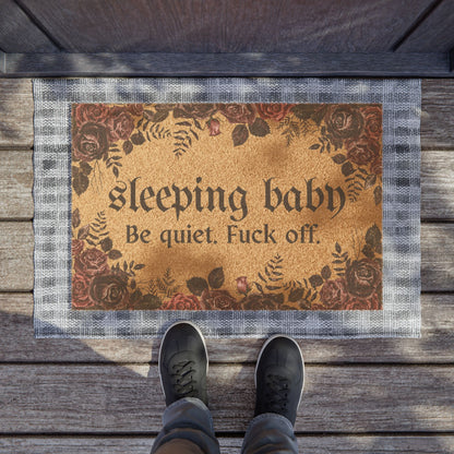 Be Quiet Doormat for New Moms