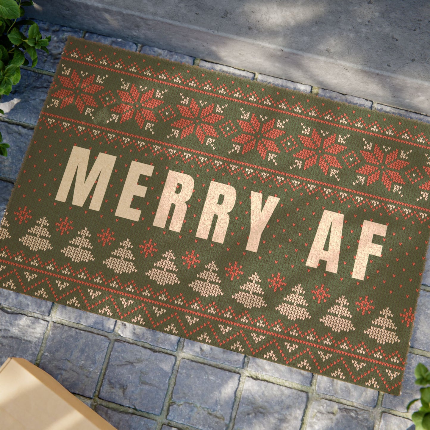Merry AF Doormat
