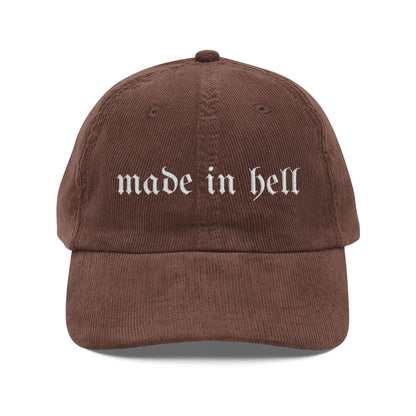 Made in Hell Corduroy Hat