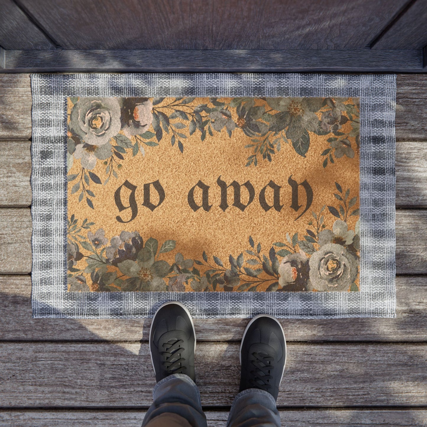 Go Away Doormat
