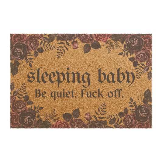 Be Quiet Doormat for New Moms