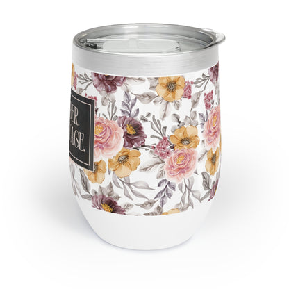 Not Sober Still Savage Wine Tumbler