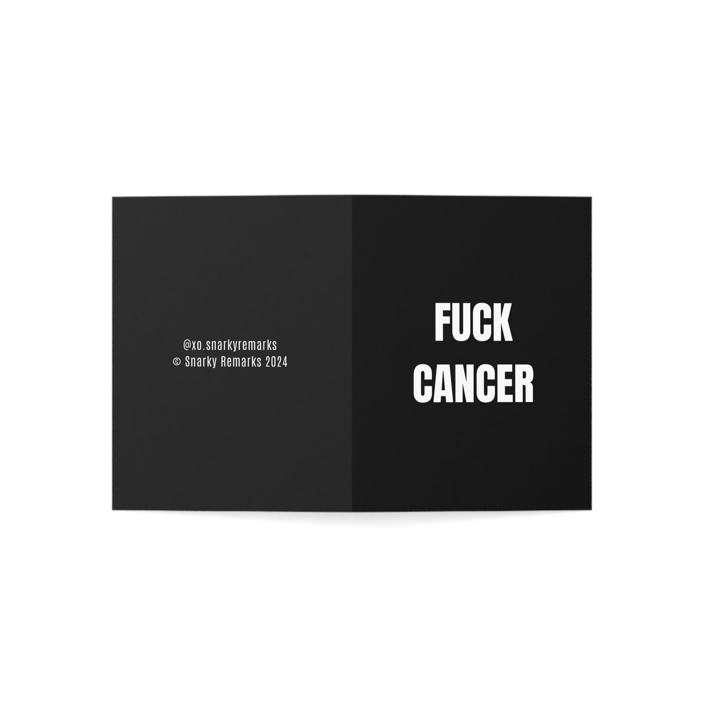 Fuck Cancer – Honest Cancer Support Card