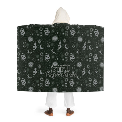 STFU I’m Reading Hooded Blanket