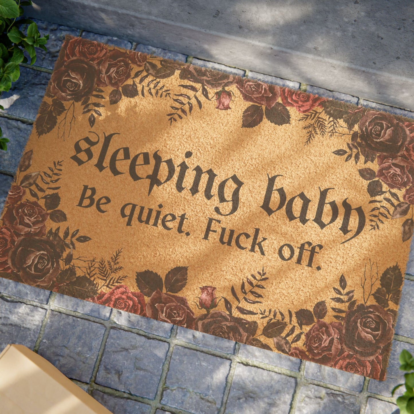 Be Quiet Doormat for New Moms