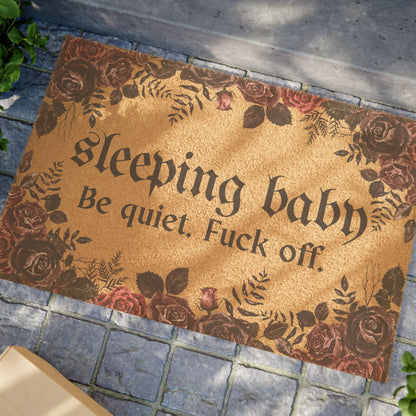 Be Quiet Doormat for New Moms