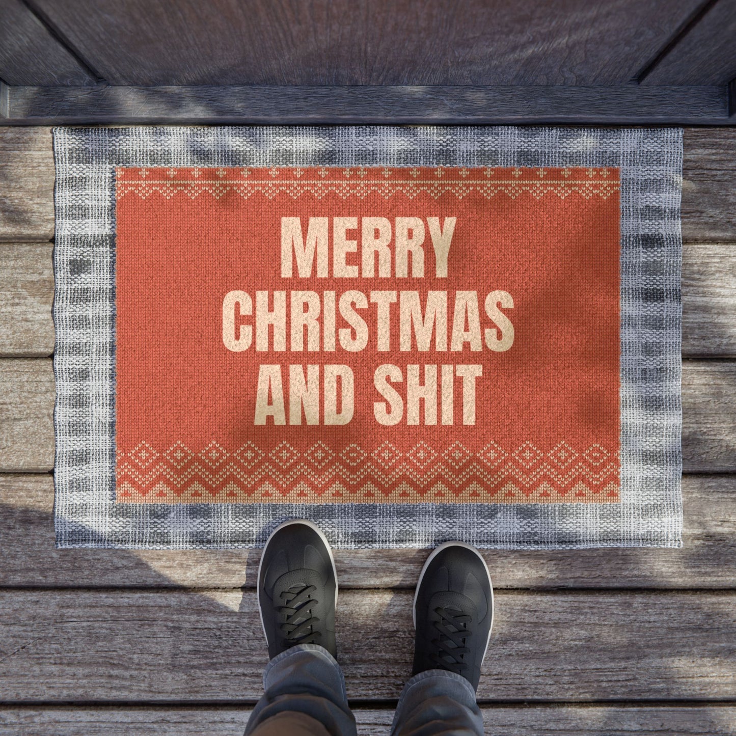 Merry Christmas and Shit Doormat