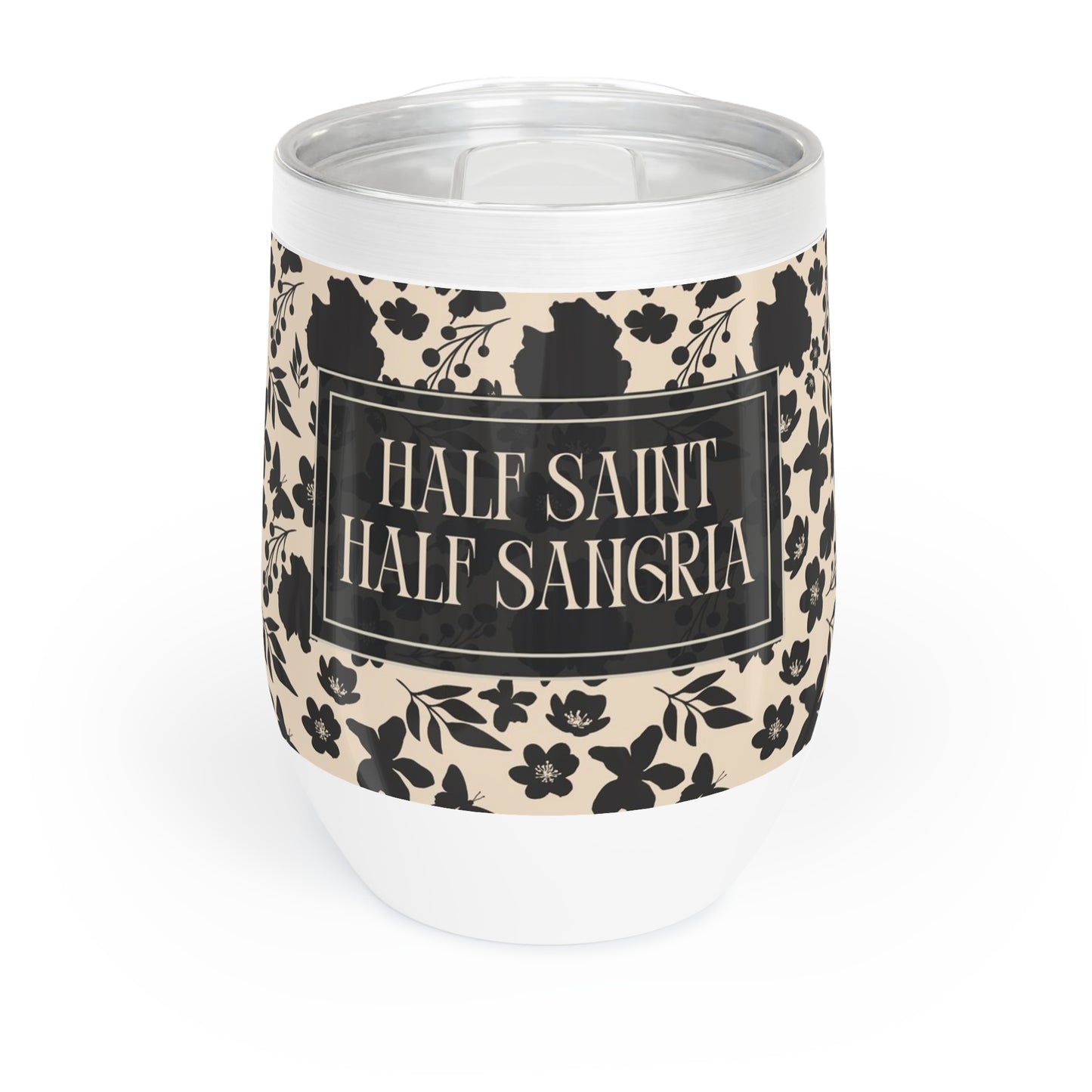 Half Saint Half Sangria Wine Tumbler